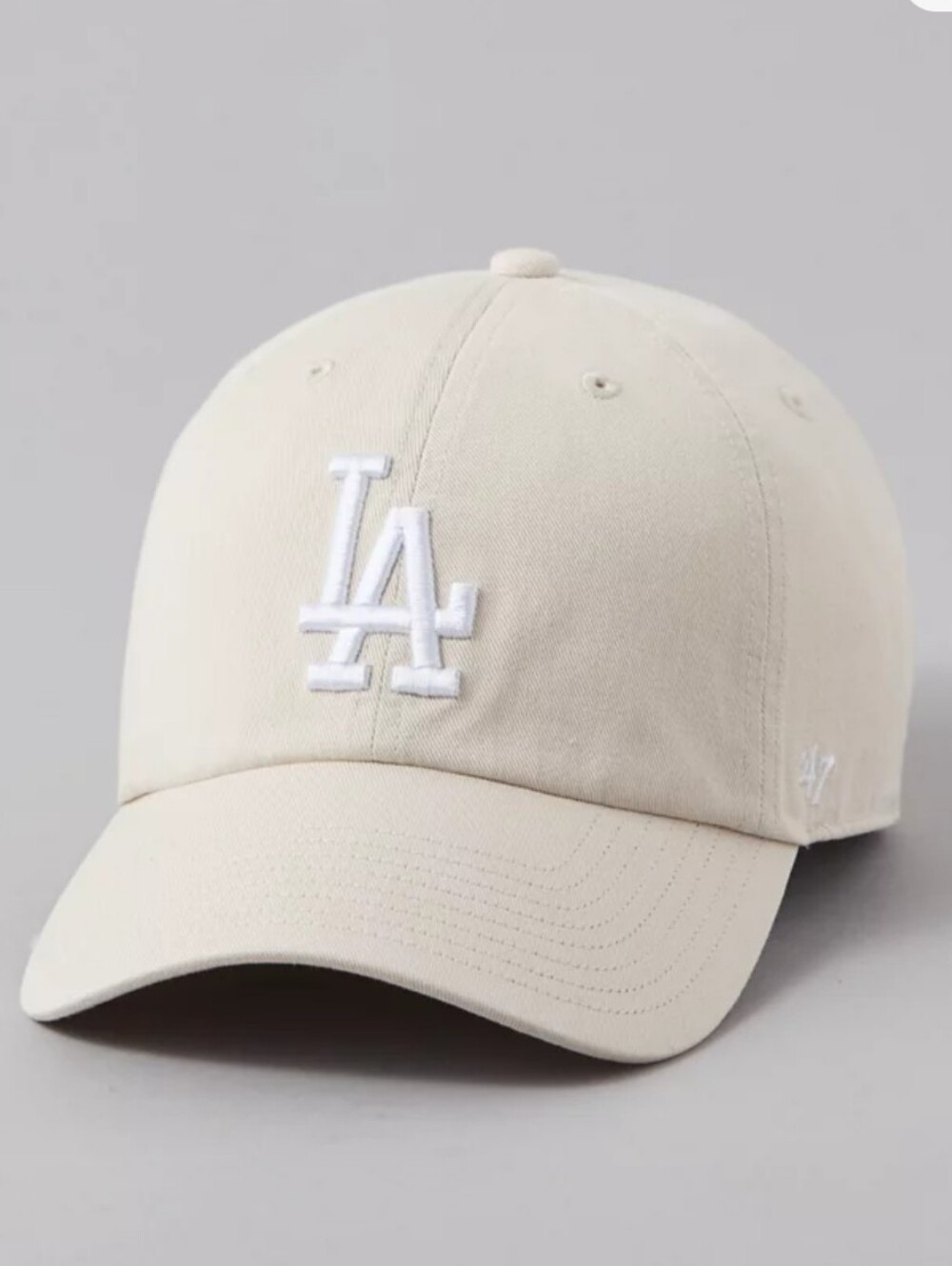 47 Los Angeles Dodgers Beige Baseball Hat